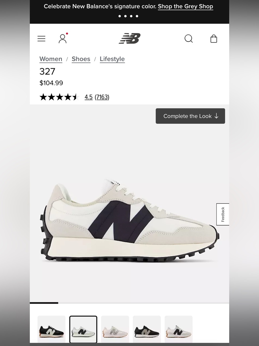New balance 327 Womens Sneaker - Picture 7 of 7